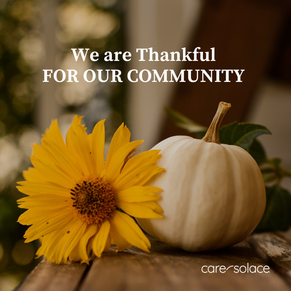 We are Thankful for our Community