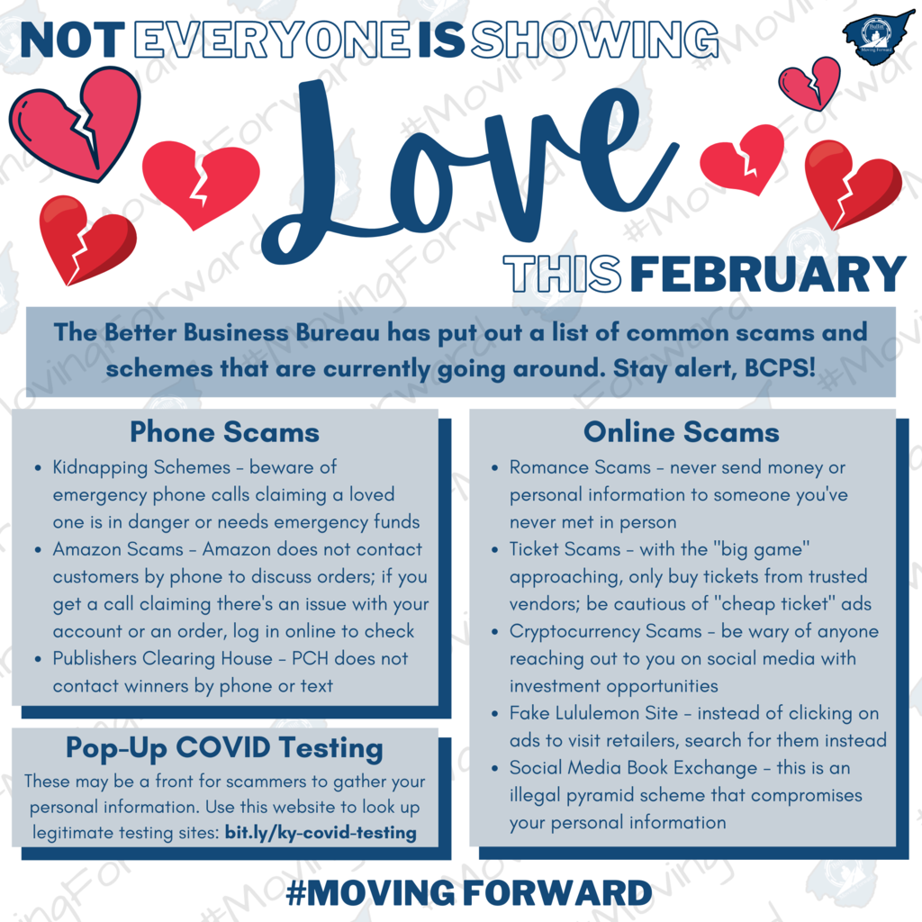BBB Announces February Scams