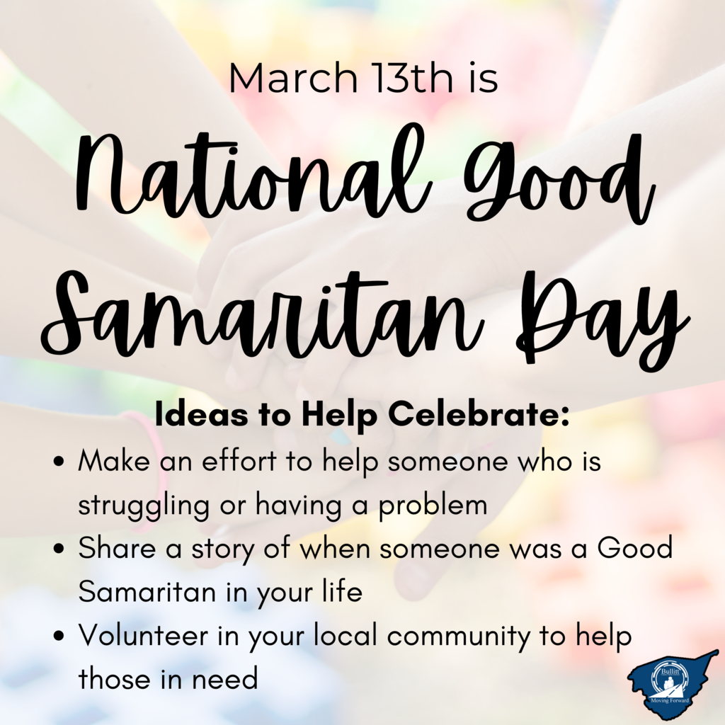 It's National Good Samaritan Day