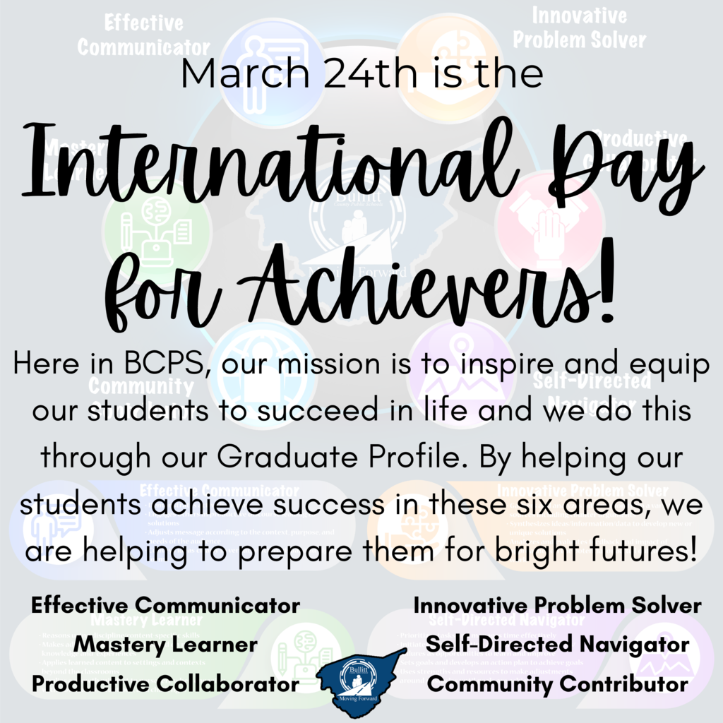 It's the International Day for Achievers