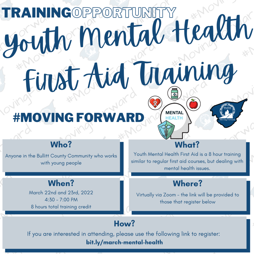 Youth Mental First Aid Training on March 22-23