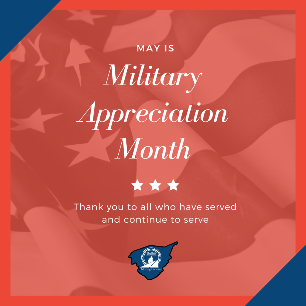 May is also Military Appreciation Month