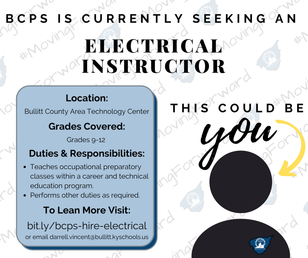 Electrical Instructor Opening at BCPS ATC