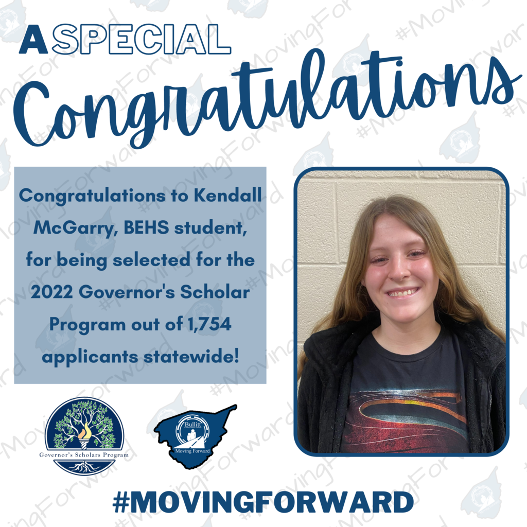 Kendall McGarry from BEHS selected to GSP