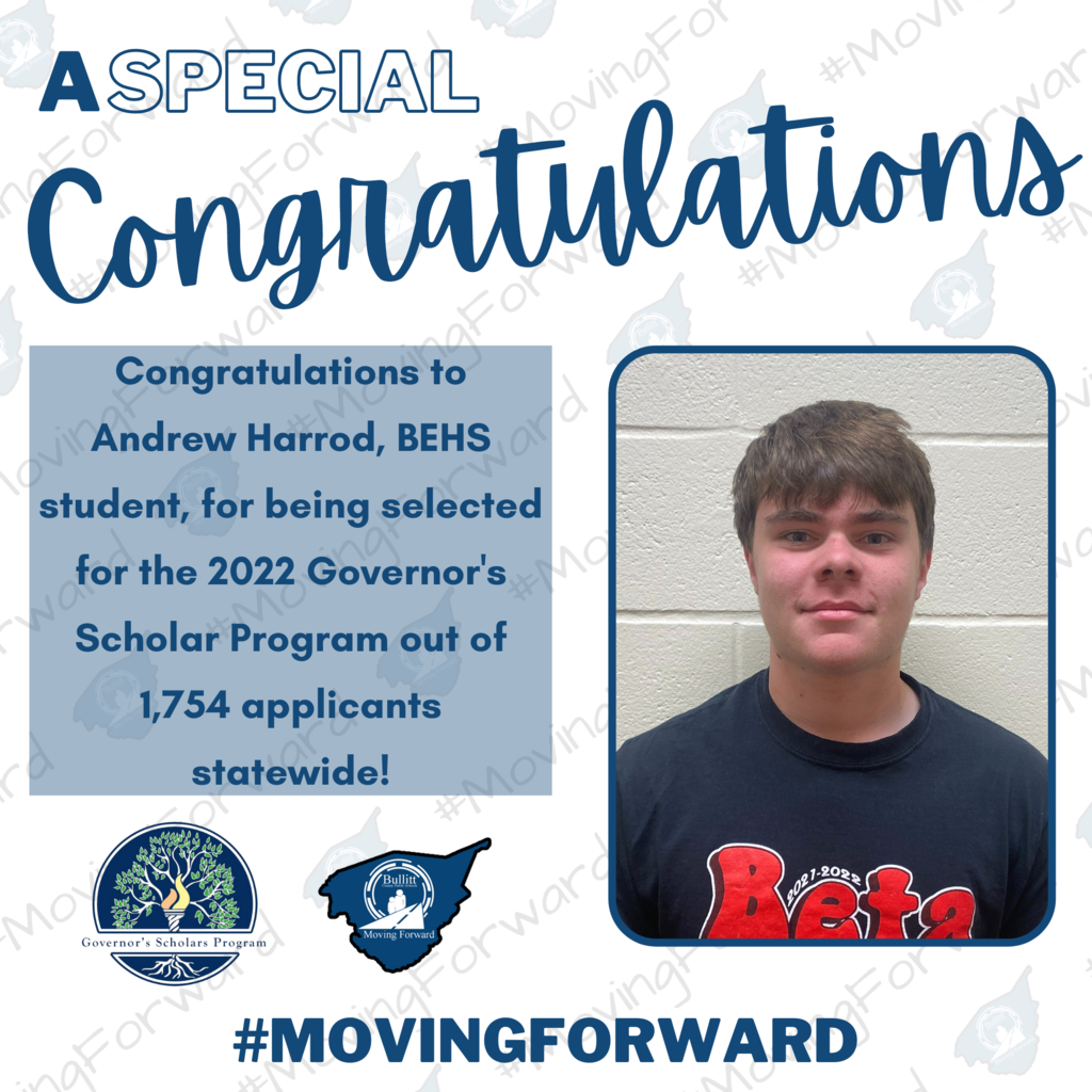 Andrew Harrod from BEHS selected to GSP