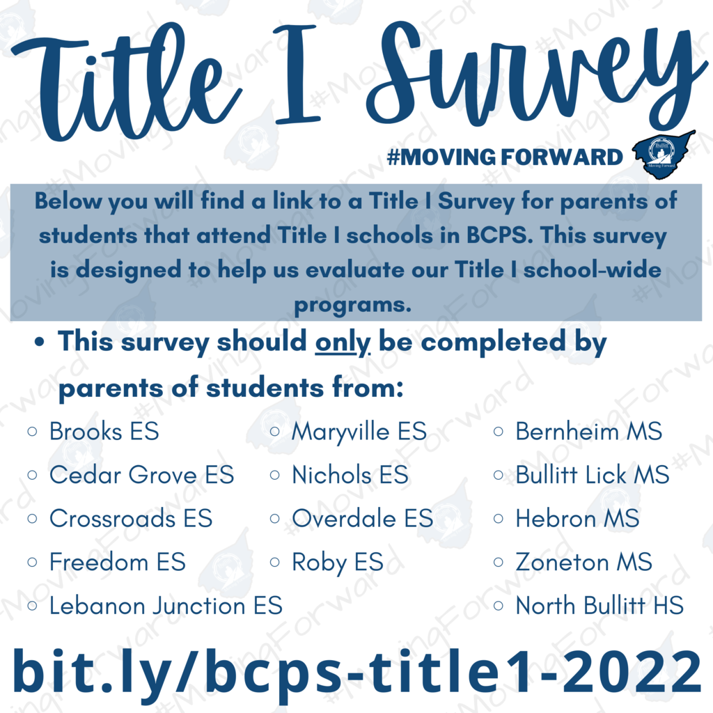 2022 Title 1 Survey due June 17th