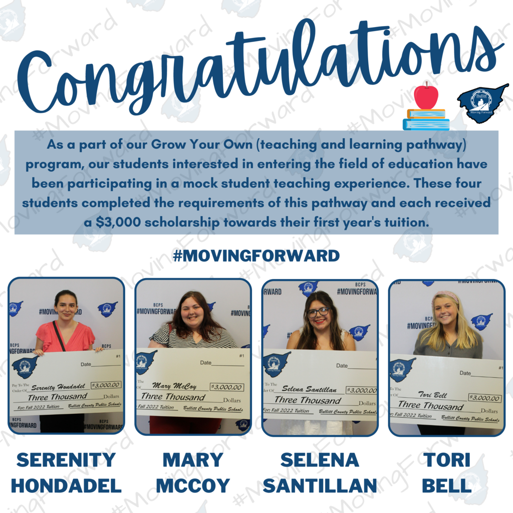 Congratulations to these scholarship recipients!