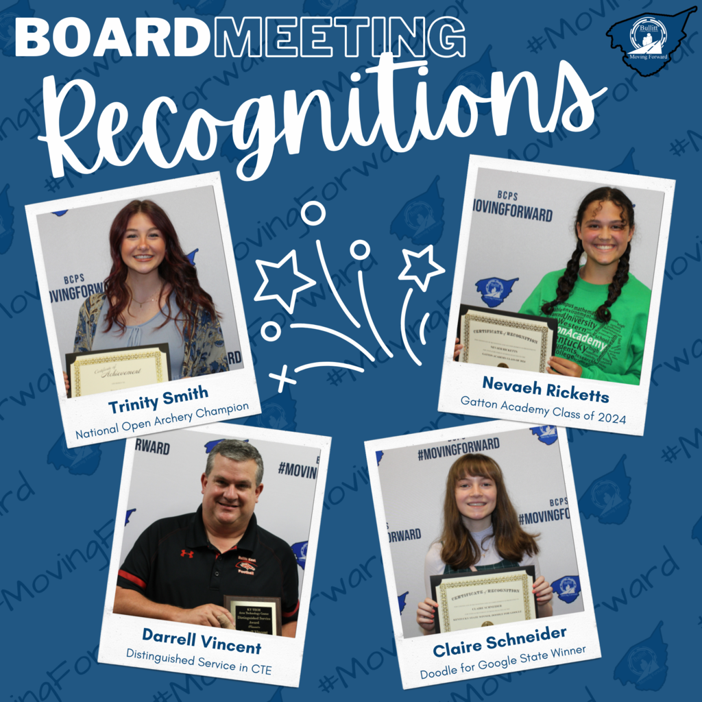 July Board of Education Recognitions