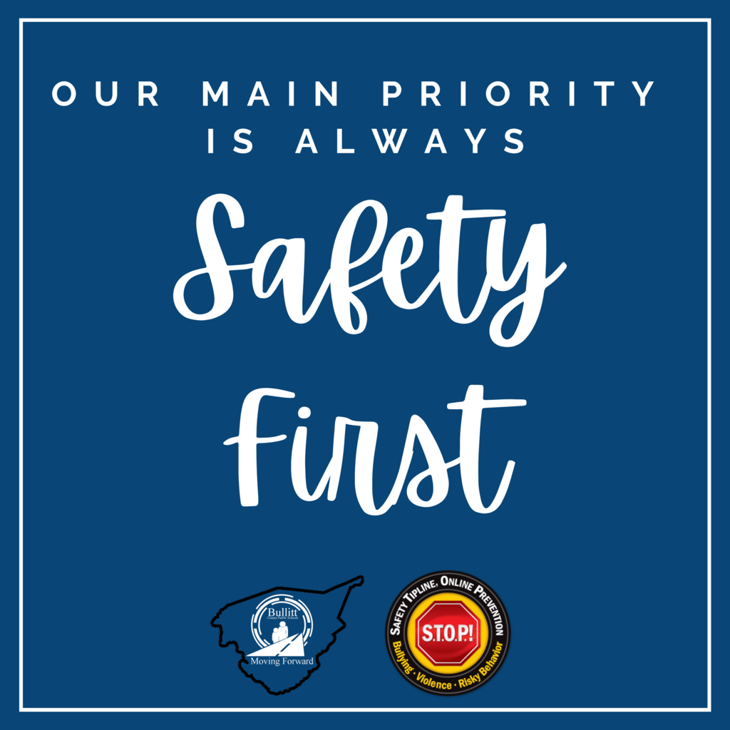 Our main priority is always safety first!