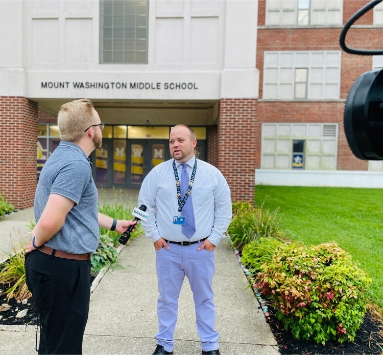 Mr. Ridley interviewing with WHAS11 at MWMS