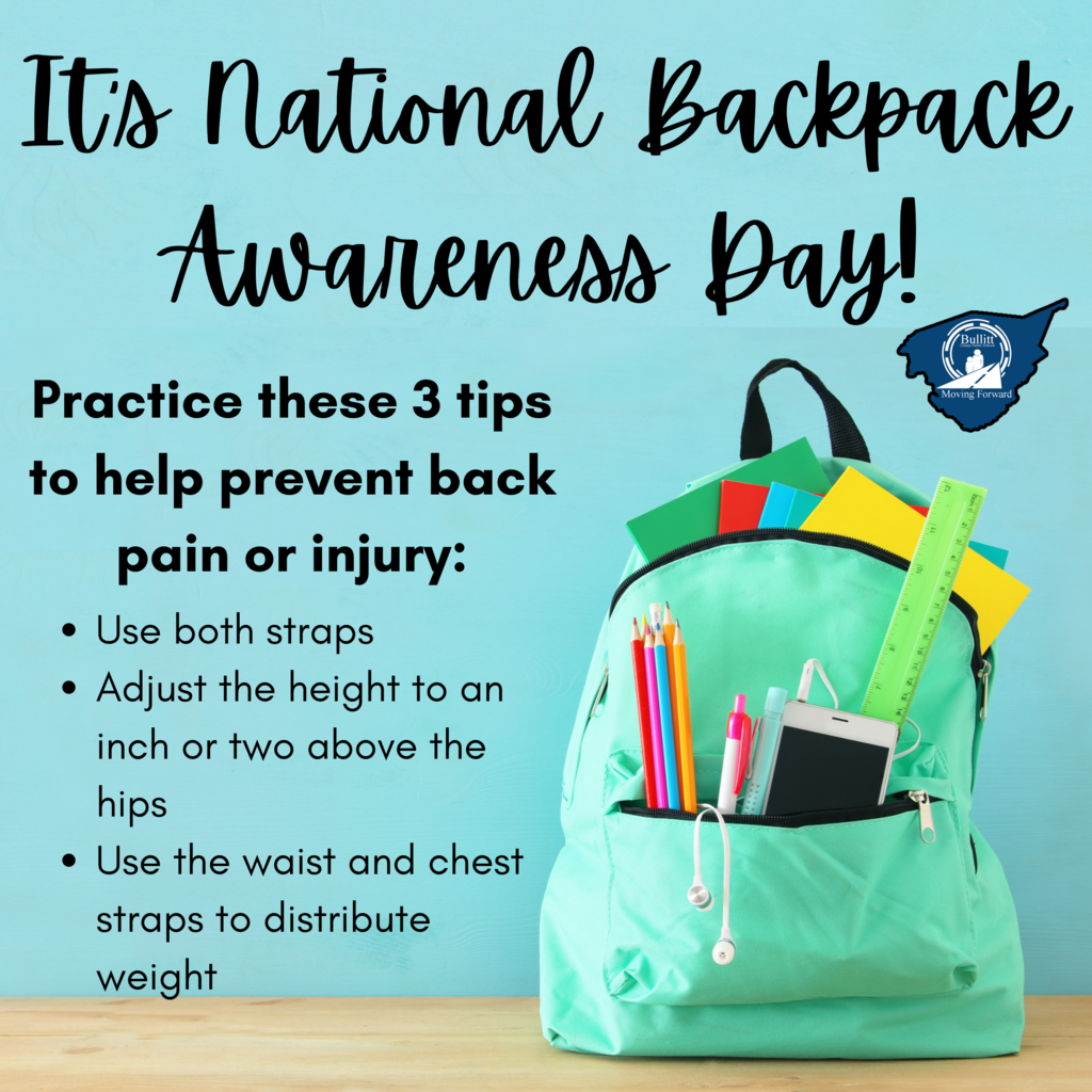 It's National Backpack Awareness Day!