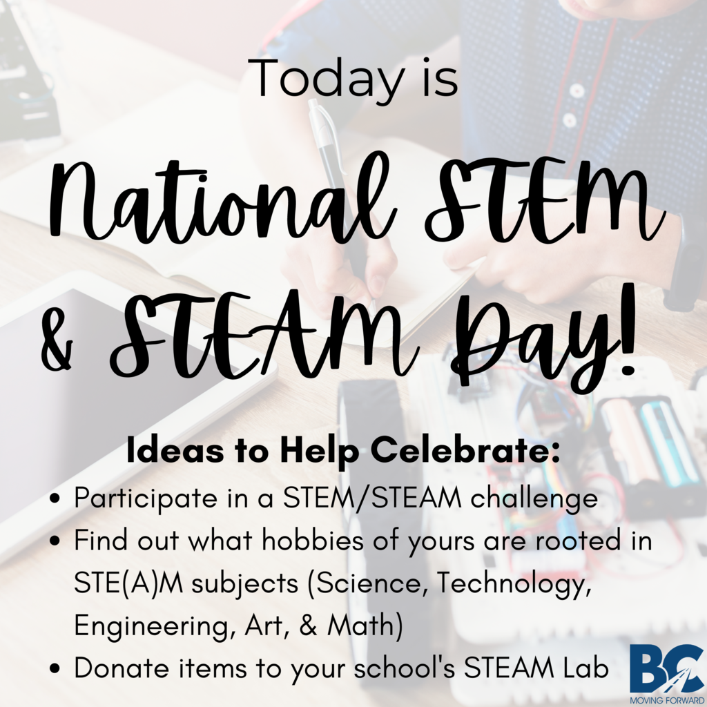 It's National STEM/STEAM Day!