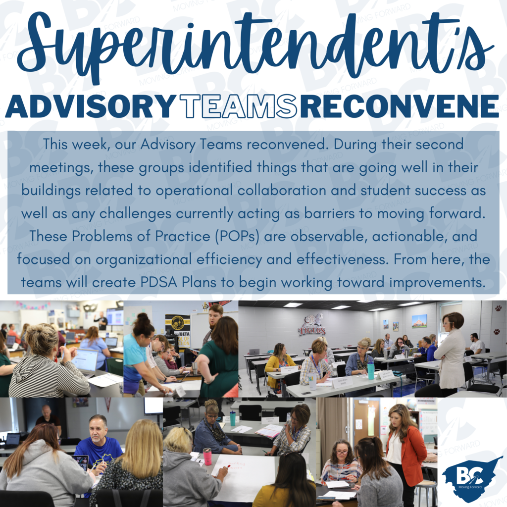 Superintendent's Advisory Team - Second Meetings