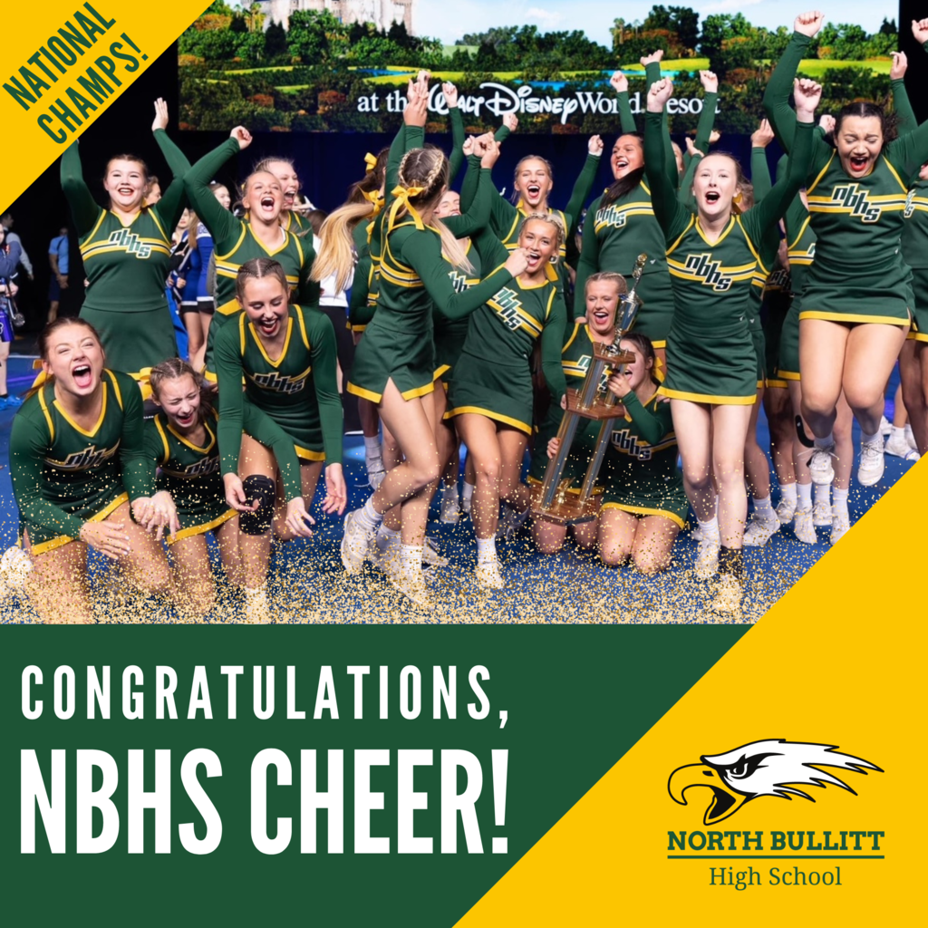 NBHS Cheerleading celebrates its first national title!