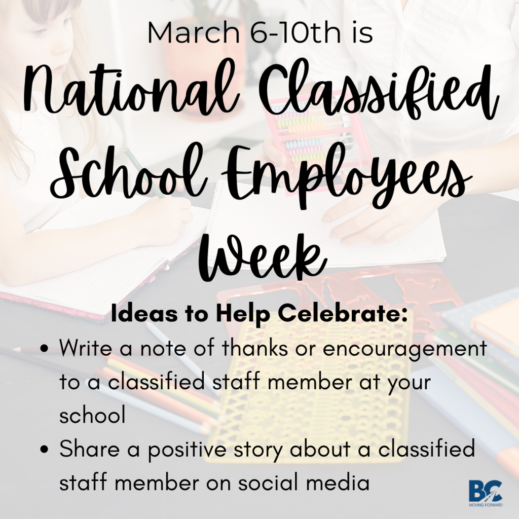 National Classified School Employees Week