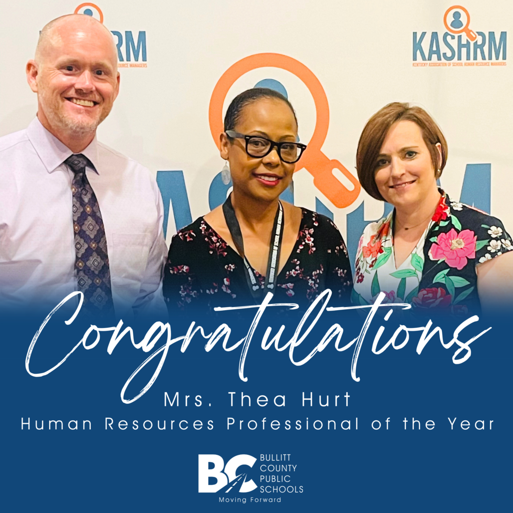 Congratulations Mrs. Thea Hurt!